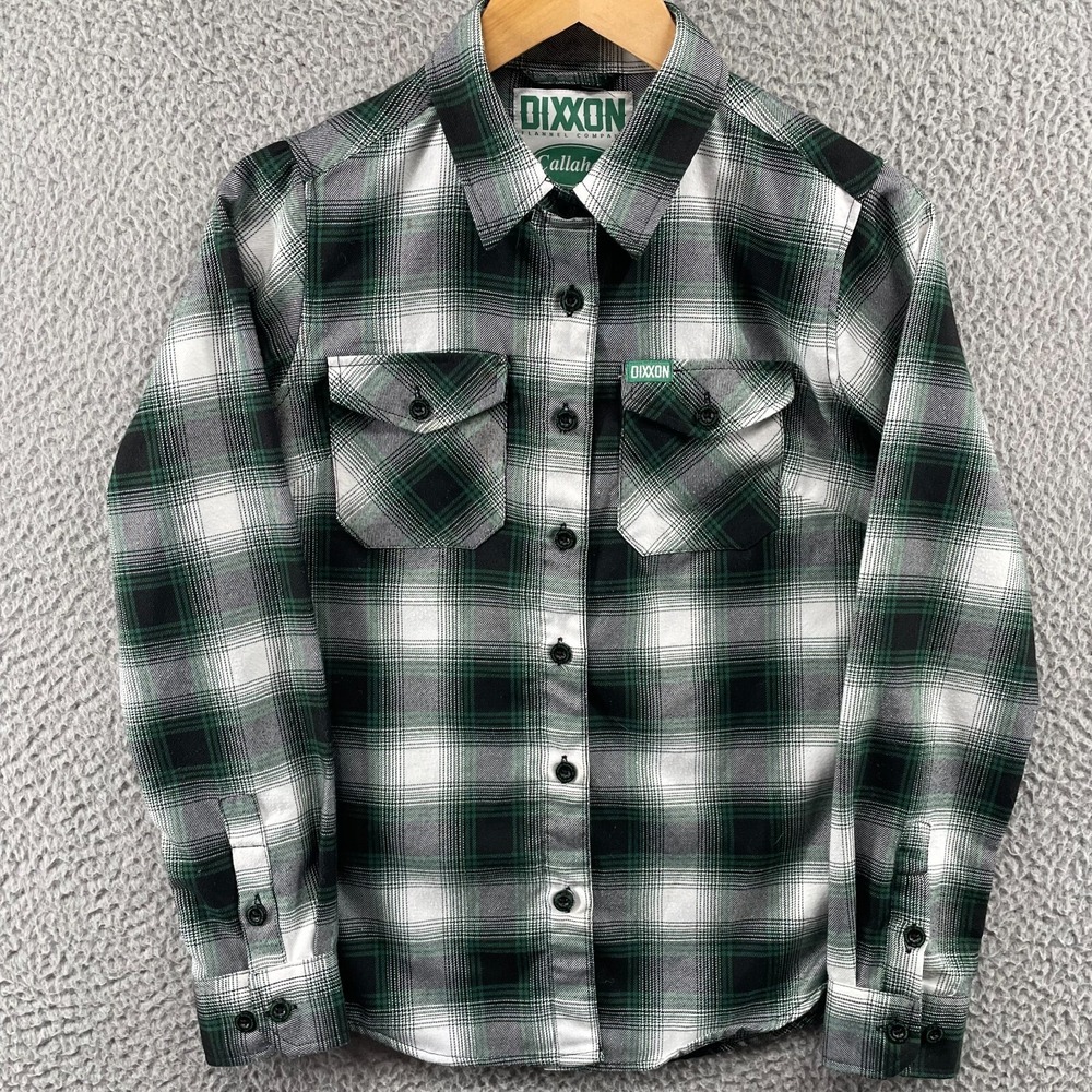 Dixxon Flannel Co. Callahan Women's Flannel Long Sleeve Button Up Shirt Size S